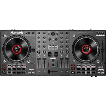 NUMARK NS4FX contrôleur dj avancé 4 voies 2 jogs écrans carte son