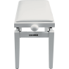 QUIKLOK PB100WHS banquette deluxe en bois - blanc mat - assise simili.