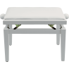 QUIKLOK PB100WHS banquette deluxe en bois - blanc mat - assise simili.