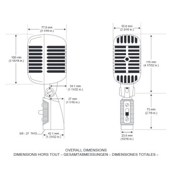 SHURE 55SHT2 55sh series ii