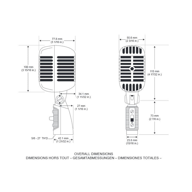 SHURE 55SHT2 55sh series ii