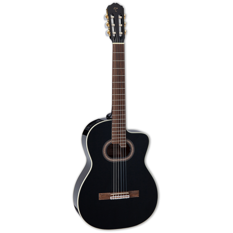 TAKAMINE GC6CEBLK guitare classique gc6 cutaway electro black