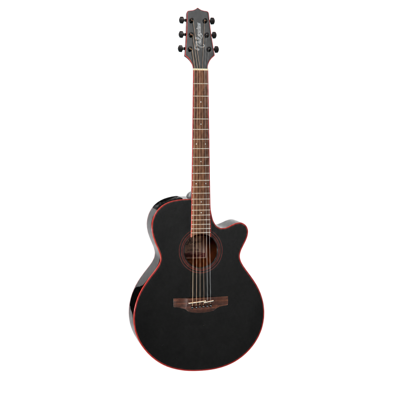 TAKAMINE GF49CE-CB guitare e/a gf49ce-cb cosmic black sparkle