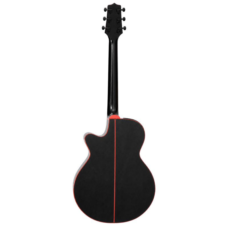 TAKAMINE GF49CE-CB guitare e/a gf49ce-cb cosmic black sparkle