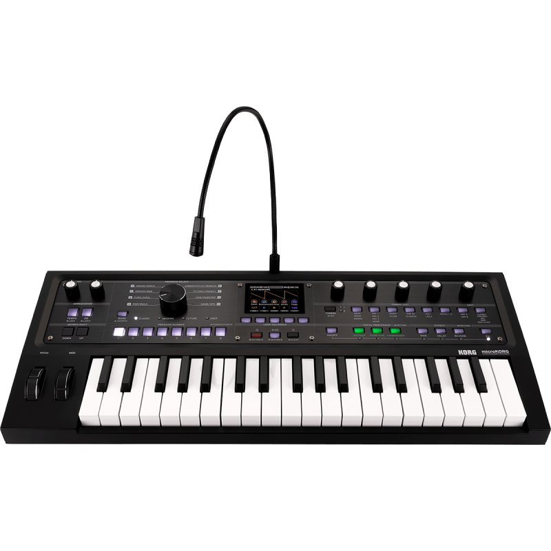 KORG MICROKORG-MK2-BK synthé/vocodeur mini-touches noir - edition limitée