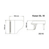 KAWAI GL10 ATX4 Blanc laque 153cm Systeme Silencieux ATX4