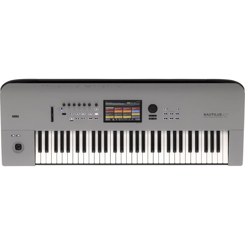 KORG NAUTILUS-61-AT-GR synthetiseur 61 notes aftertouch gris edition limitee