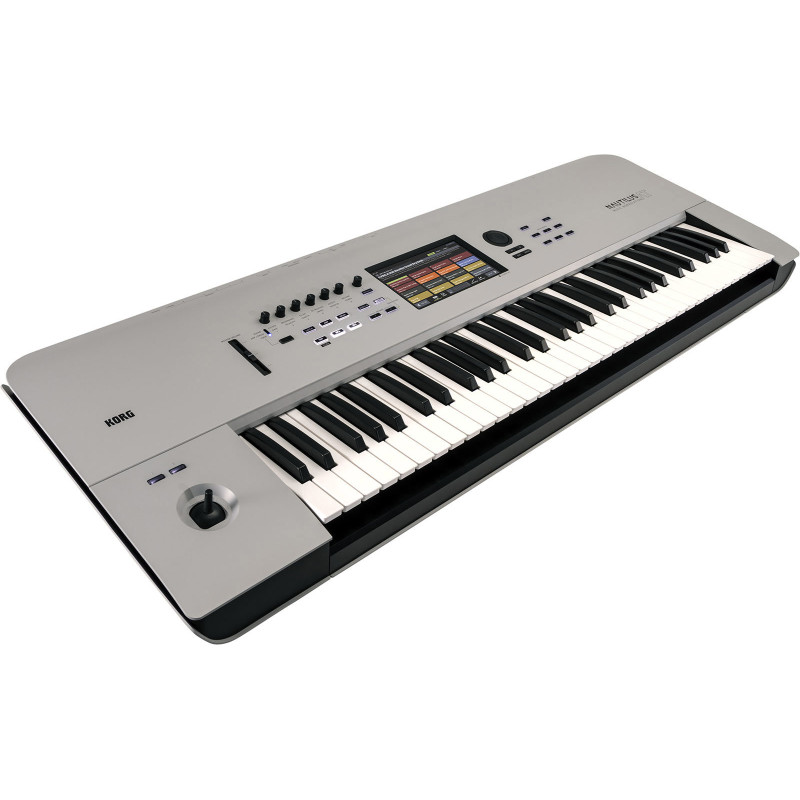 KORG NAUTILUS-61-AT-GR synthetiseur 61 notes aftertouch gris edition limitee