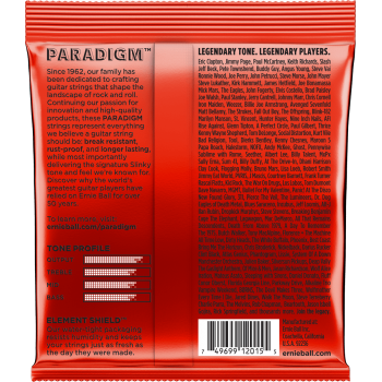 ERNIE BALL 2015 paradigm slinky skinny top heavy bottom 10-52