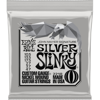 ERNIE BALL 2218 cordes électriques john mayer silver slinky nickel wound - 10,5-47