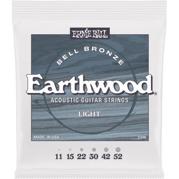 ERNIE BALL 2348 earthwood bell bronze light 11-52