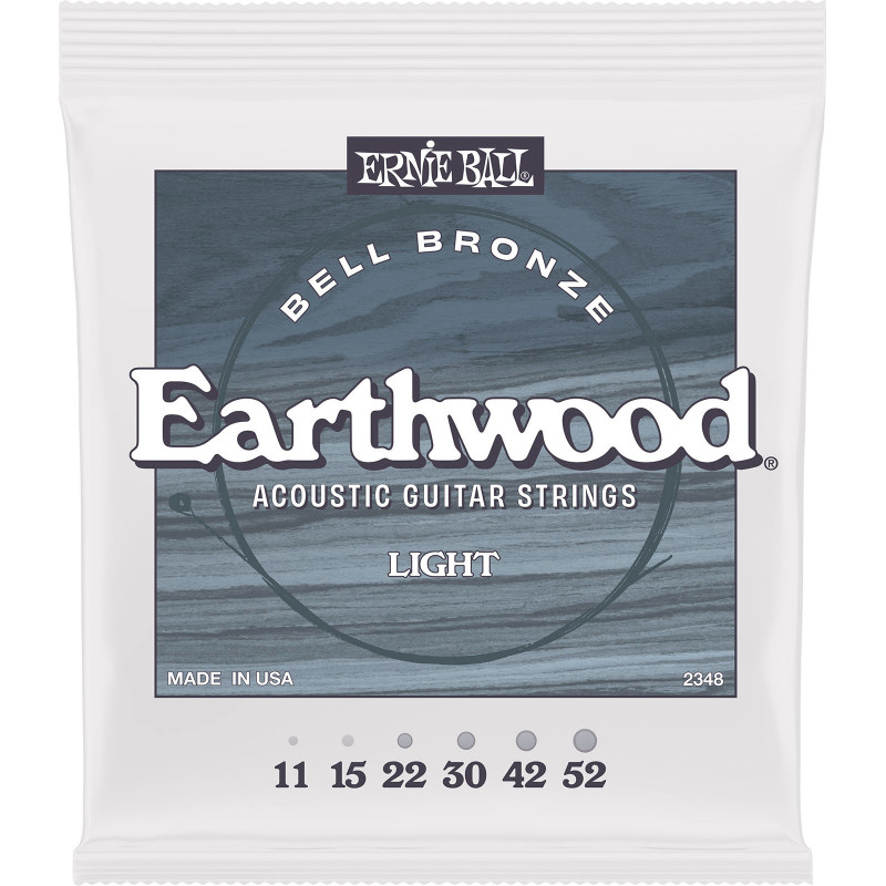 ERNIE BALL 2348 earthwood bell bronze light 11-52