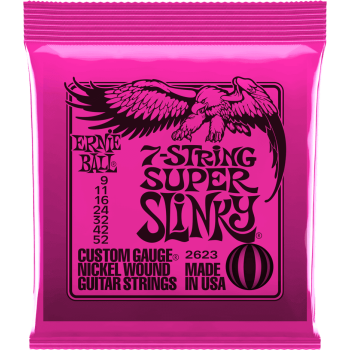ERNIE BALL 2623 super slinky 7 cordes 9-52