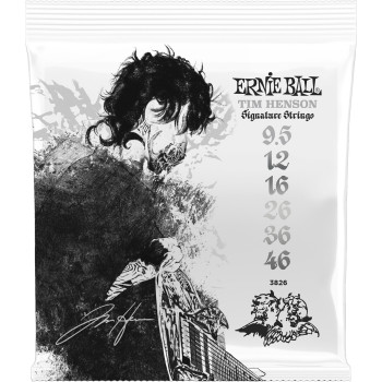 ERNIE BALL 3826 cordes électriques signature tim henson - 9,5-46