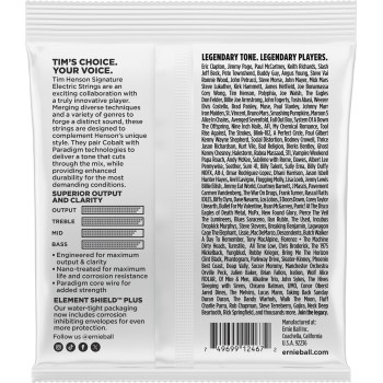 ERNIE BALL 3826 cordes électriques signature tim henson - 9,5-46