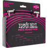 ERNIE BALL 6224 cables instrument patch multipack - coudé fin & plat