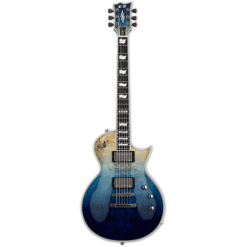 ESP 2ECBM-BLUNFD e-ii eclipse burled maple blue natural fade