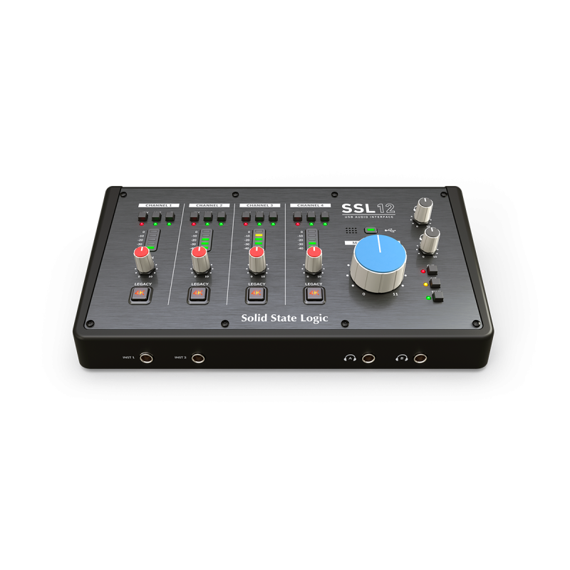 SSL SSL12 interface audio usb 4 voies 4 sorties midi adat