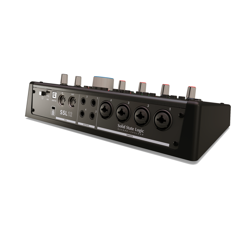 SSL SSL12 interface audio usb 4 voies 4 sorties midi adat