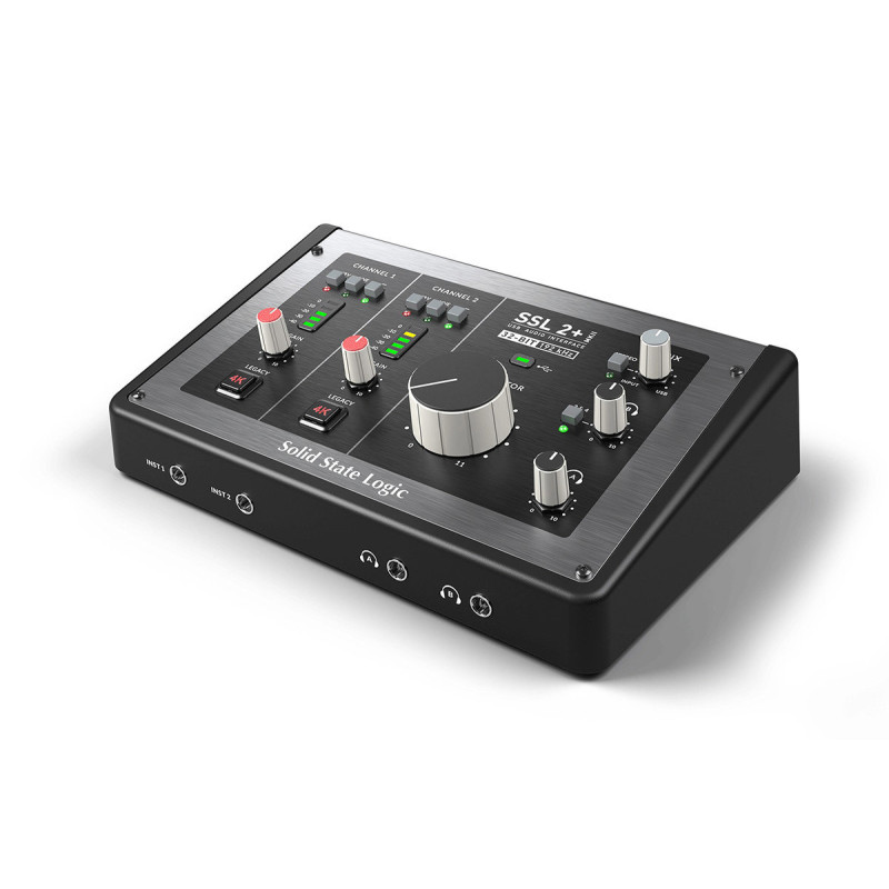 SSL SSL2+MKII interface audio usb-c 2 entrées 4 sorties