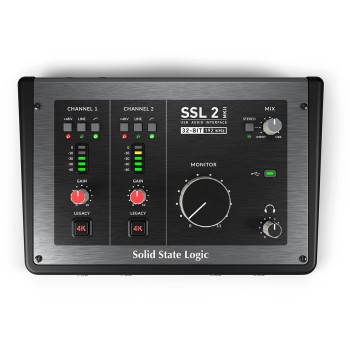 SSL SSL2MKII interface audio usb-c 2 entrées 2 sorties