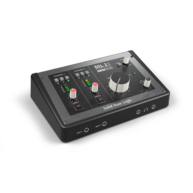 SSL SSL2MKII interface audio usb-c 2 entrées 2 sorties