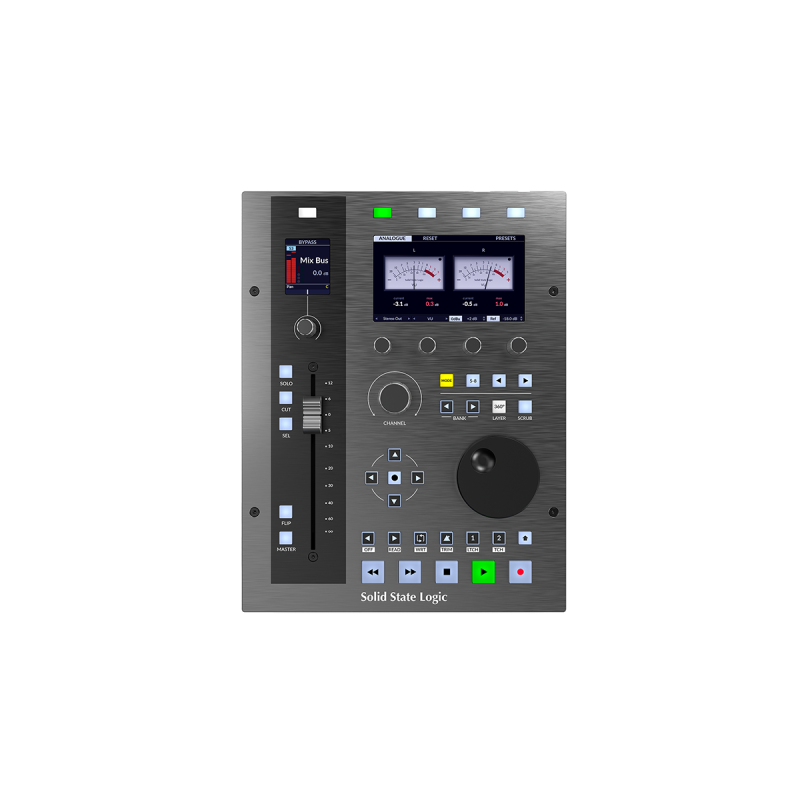 SSL UF1 contrôleur daw 1 fader écran lcd 4 encodeurs