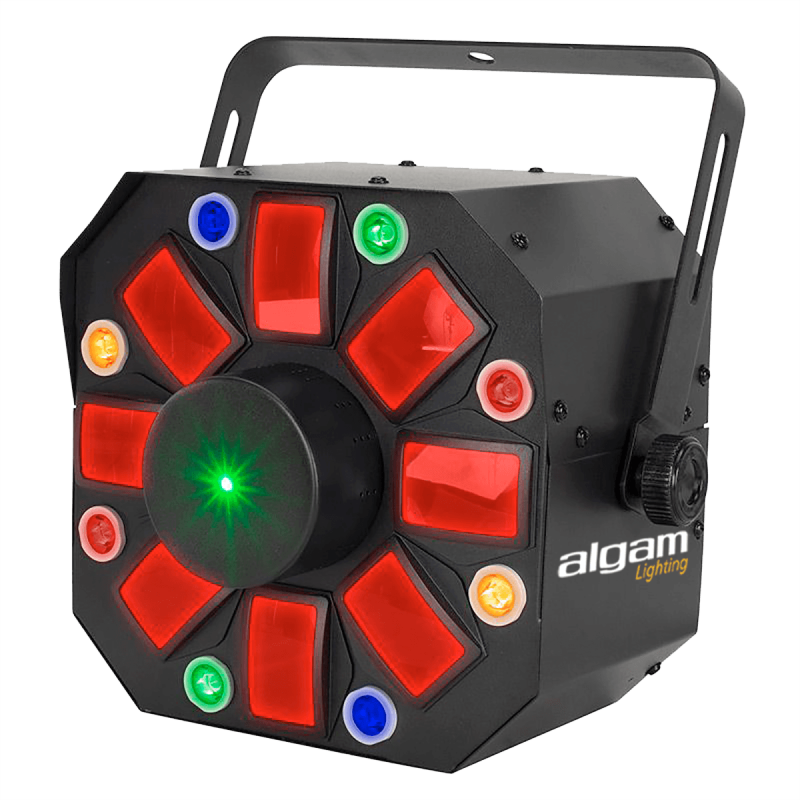 ALGAM LIGHTING PHEBUS2 projecteur led laser 8 têtes rotatives multifonction