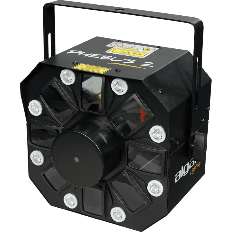 ALGAM LIGHTING PHEBUS2 projecteur led laser 8 têtes rotatives multifonction