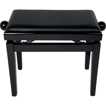 QUIKLOK PB100BKL banquette deluxe en bois - noir brillant - assise simili.