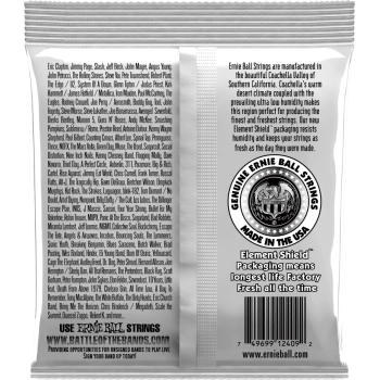 ERNIE BALL 2409 ernesto palla nylon noir-métal doré à boule
