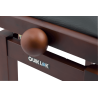 QUIKLOK PB100WNS banquette deluxe en bois - couleur bois - assise simili.