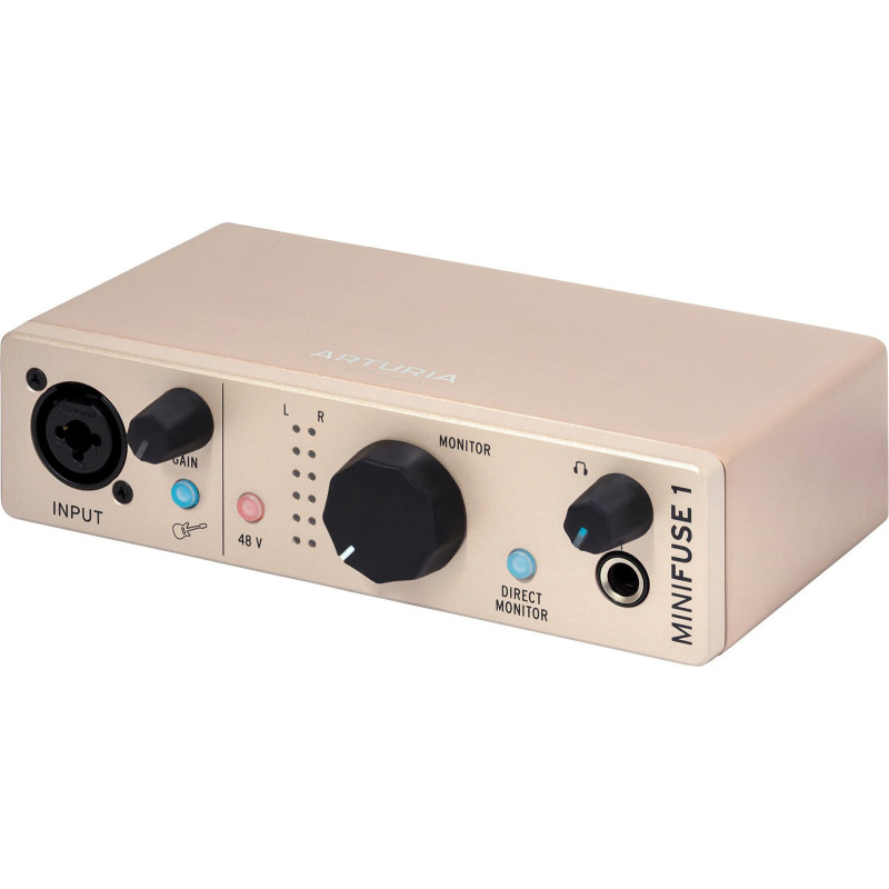 ARTURIA MINIFUSE1-CH interface audio usb 1 entrée minifuse champagne - édition limitée