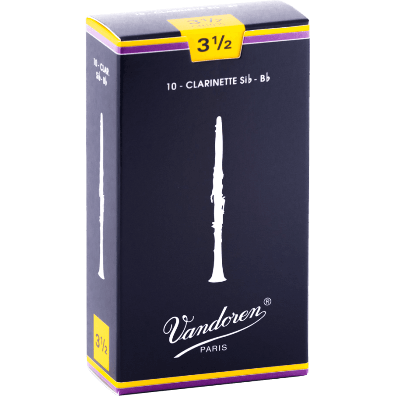 VANDOREN CR1035 anches clarinette sib traditionnelles force 3,5