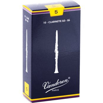 VANDOREN CR105 anches clarinette sib traditionnelles force 5