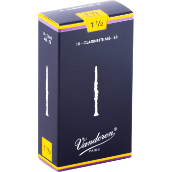 VANDOREN CR1115 anches clarinette mib traditionnelles force 1,5