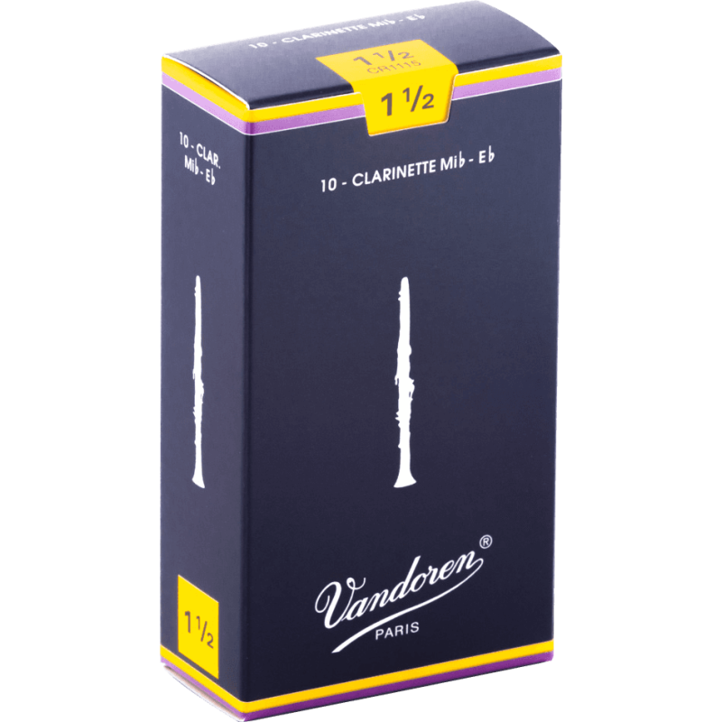 VANDOREN CR1115 anches clarinette mib traditionnelles force 1,5