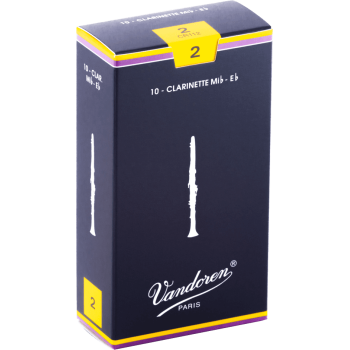 VANDOREN CR112 anches clarinette mib traditionnelles force 2