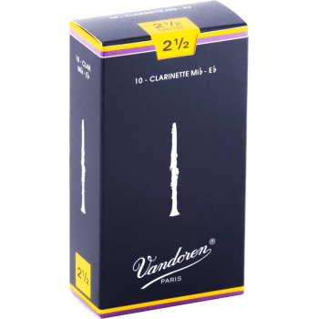 VANDOREN CR1125 anches clarinette mib traditionnelles force 2,5