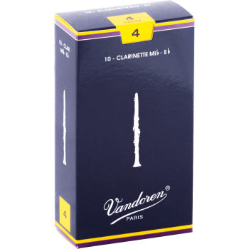 VANDOREN CR114 anches clarinette mib traditionnelles force 4