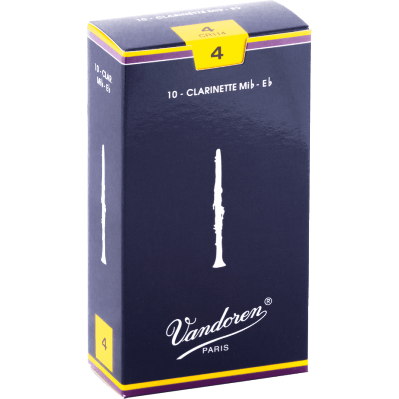 VANDOREN CR114 anches clarinette mib traditionnelles force 4