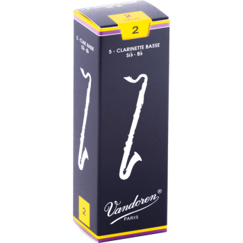 VANDOREN CR122 anches clarinette basse traditionnelles force 2