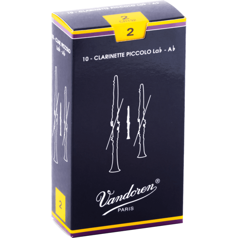 VANDOREN CR132 anches clarinette piccolo traditionnelles force 2