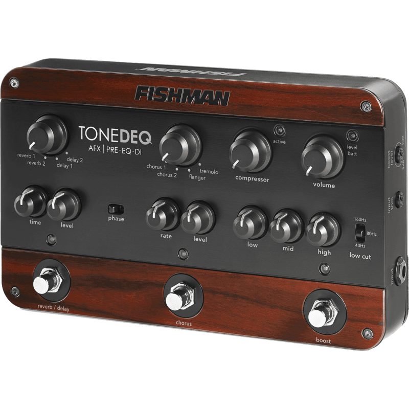 FISHMAN PRO-DEQ-AFX préampli pour guitare acoustique + fx
