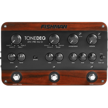 FISHMAN PRO-DEQ-AFX préampli pour guitare acoustique + fx