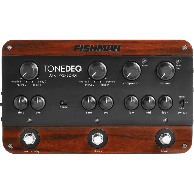 FISHMAN PRO-DEQ-AFX préampli pour guitare acoustique + fx