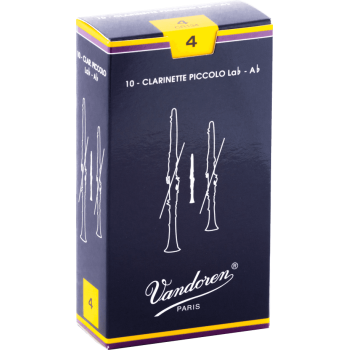 VANDOREN CR134 anches clarinette piccolo traditionnelles force 4