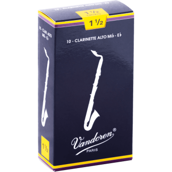VANDOREN CR1415 anches clarinette alto traditionnelles force 1,5