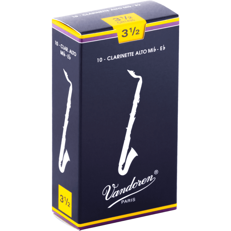 VANDOREN CR1435 anches clarinette alto traditionnelles force 3,5