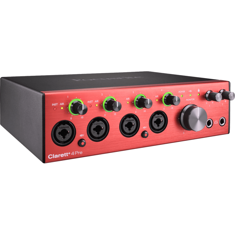 FOCUSRITE CLARETT-4PRE+ interface clarett + 4pre usb-c